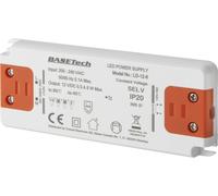 Basetech LD-12-6 Transformateur pour LED à tension constante 6 W 0.5 A homologué pour les meubles, surtention, montage sur des surfaces inflammables 1 pc(s)