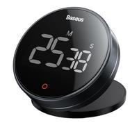 Baseus Home Heyo Pro Minuteur pour Petit électroménager, Gris foncé (FMDS000013)