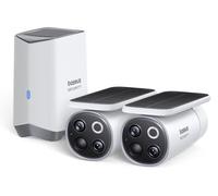 Kit de vidéosurveillance Baseus S1 Pro, sans fil, 3K, IP67, panneau solaire, HomeStation H1 + 2 caméras