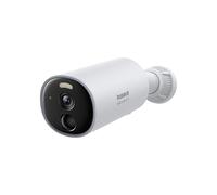 Baseus Security B1 Solocam Caméra Surveillance WiFi Extérieur sans Fil, Batterie de 210j, HD 2K, 145 Degrés, IP67, Caméra Extérieure de 8 Go Stockage Local, Vision Nocturne, Pas de Frais Mensuels