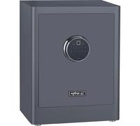 Basi 2020-0001-GRAU mySafe Premium 450 Coffre-fort pour meubles Serrure à combinaison Serrure à empreinte digitale