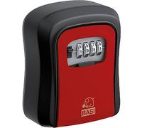 Basi 2101-0000-1114 SSZ 200 Coffre à clés avec serrure à combinaison noir, rouge