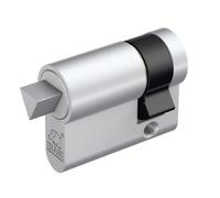 BASI Demi-cylindre triangulaire 10/30 mm | Cylindre triangulaire | 8 mm extérieur | Pour poteaux d'arrêt, vitrines, poubelles, interrupteur à clé