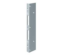 BASI | Gâche de réparation d'angle pour portes intérieures et portes de chambre | 300 x 60 x 21 mm | Gâche de réparation universelle | DIN droite/gauche | Gâche en acier galvanisé