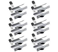 BASI Lot de 6 paires de volet roulant - Protection anti-effraction pour volet roulant - Protection anti-effraction pour volets roulants