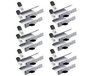 BASI Lot de 6 paires de volet roulant - Protection anti-effraction pour volet roulant - Protection anti-effraction pour volets roulants