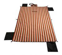 Basic Nature - Picknickdecke Outdoor - Couverture pique-nique - 200 x 150 cm - red / brown / white