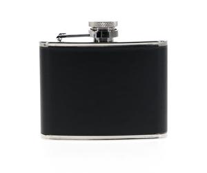 BasicNature Leder Flasque Taille unique Noir
