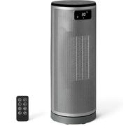 Basics Radiateur Électrique Céramique 1800W Télécommande Osciltion 70° Affichage Digital 5 Modes Minuterie 40 CHAUFFAGE A AIR PULSE