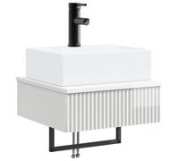 Basin de lavage mural Blanc brillant 40 x 41 x 39 cm
