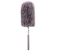 Basisago Plumeau Poussiere Telescopique,Réglable Stretch en Prolonger Plumeau Ménage Brosse à Epousseter Léger Microfiber Mou Parfaite pour la Voiture Bureau à la aison