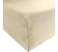 Bassetti 9235186 Drap Housse Uni 40/755 Crème/Elasthanne 140 x 200 cm 160 x 220 cm