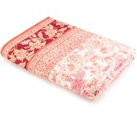 Bassetti CAPODIMONTE 9328504 Couvre-lit 100% Coton, Couleur Corail R1, Dimensions : 180 x 255 cm