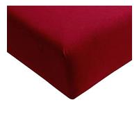 Bassetti Drap-Housse pour surmatelas à sommier tapissier, Couleur Bordeaux 63/550, Taille 90 x 190 cm, 100 x 220 cm