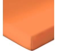 Bassetti Drap-Housse pour surmatelas à sommier tapissier, Couleur Orange, O5/301, Taille 90 x 190 cm, 100 x 220 cm