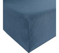 Bassetti Drap-Housse uni B1/831 Oltremare en Coton/élasthanne - Dimensions : 140 x 200 cm - 160 x 220 cm - 9260298