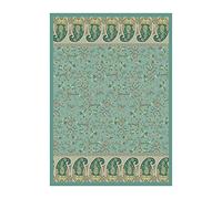 Bassetti Genova 9324132 Plaid V1 en Satin de Coton mako Vert 270 cm x 250 cm