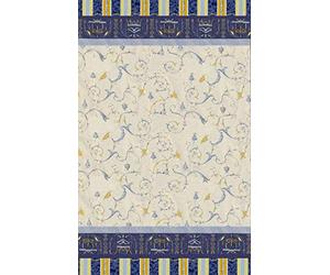 Bassetti OPLONTIS Granfoulard, Coton, Bleu, 350 x 270 x 1 cm