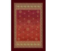 Bassetti PALLAVICINO 9330120 Plaid 100% Coton de Couleur Rosso R1, Dimensions : 155 x 220 cm