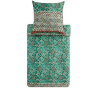 Bassetti Parure de lit en Satin Tigullio (Vert Aqua V1, 40 x 80)