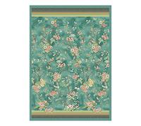Bassetti Plaid Pallanza V2 9324127 en Satin de Coton mako Vert 240 x 250 cm