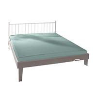 Bassetti Salvia 9314077 Drap-Housse uni 565 Coton/élasthanne 180 x 200 cm, 200 x 220 cm