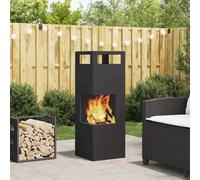 Bassin de feu Acier patiné Braise extérieure Foyer Portable moderne vidaXL vidaX