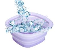 Bassin de Glace pour le Visage Silicone portable et pliable | Bol Glacé Facial en Silicone Pour Douche Froide, , Camping, Dorm, Spa, Centre de Beauté, Hommes et Femmes