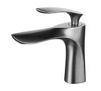 Bassin de la salle bain Robinets Gold Evier Mélangeur Toup Chaude Cold Simple Poignée Monté à pont eau Robot Rose Or/Noir Facile à installer(Royal Blue)