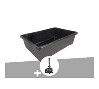 Bassin Préformé Victoria Quadro Rectangulaire 0,75 M? 225 L + Pompe Filtration - Ubbink Multicolore