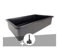 Bassin Préformé Victoria Quadro Rectangulaire 0,83 M? 475 L + Pompe Filtration - Ubbink Multicolore