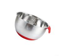 Bassine à 304 avec et Base Silicone - Bol à Mélanger Anti-Dérapant pour Pâtisserie et Cuisson Domestique 20cm(Medium 20cm)