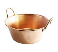 Bassine à confiture 26 cm en cuivre masssif