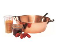 Bassine à confiture - BAUMALU - 38 cm - Cuivre massif - Anses en fonte - Intérieur non étamé