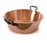 Bassine à confiture - BAUMALU - 38 cm - Cuivre massif - Anses en fonte - Intérieur non étamé