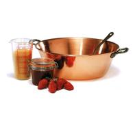 CUIVRE Bassine à confiture 9 L D 38 cm Anse inox