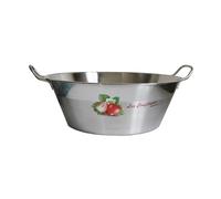 Baumalu, Bassine à Confiture Décorée 38 cm - 9L en Acier Inoxydable - Ustensile de Cuisine Pratique avec Poignées Ergonomiques - Idéale pour Confitures Maison - Garantie 2 Ans