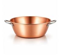 Bassine à confiture - LE PRATIQUE - Cuivre - Ø 38 cm - 9 L - Épaisseur 12/10 - Anses fonte