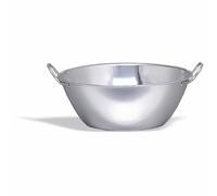 Bassine à Fond Plat Inox Ø 20 à 70 cm - Pujadas - - Inox2.2 x105mm