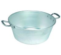 Bassine a gras lourde LE PRATIQUE Pro type Landaise Ø 45 cm 21 L Épaisseur 2 mm Anse alu