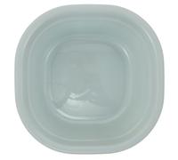 Bassine à Laver Carrée Bleue en Plastique Épais, Petite Taille