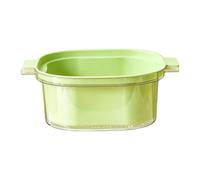 Bassine à légumes avec poignées double couche grande capacité de nettoyage | Bol à fruits avec passoire pour fruits et fruits, laitue, pommes de terre, tomates, comptoir d'évier de cuisine