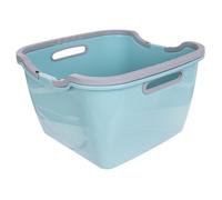 Bassine à linge carrée - ORION - 22L - 40x40x24 cm - Poignées pliables - Polyvalente - Adaptée au contact alimentaire