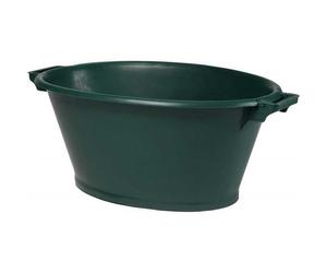 Bassine à linge pleine ovale avec poignées Eda - 70 litres