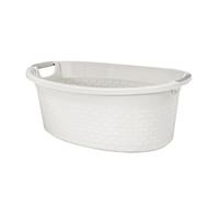 Bassine avec poignées - 40L - Couleur : blanc antique - Marque : BRANQ]