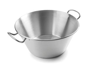 Bassine conique à anses Lacor 50 cm Argenté TU
