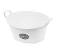 Bassine de Lavage Portable en Plastique Rose, Petite 34x12, 5 Cm