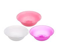 Bassine de Lavage Ronde en Plastique 3 Pièces, Portable, Multifonction | Vaisselle et Linge, Expérience de Nettoyage Confortable, Format Pratique, Usage Quotidien à Maison