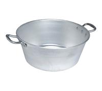 Bassine - LE PRATIQUE - Aluminium - Ø 45 cm - 21 L - Épaisseur 1,5 mm - Anse alu
