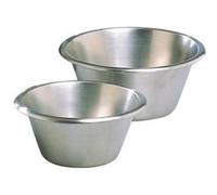 Bassine pâtissière professionnelle à fond plat - Contenance 2 L G